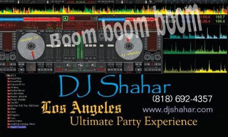 Los Angeles DJ Shahar